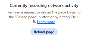 Reload page