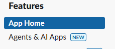 App Home