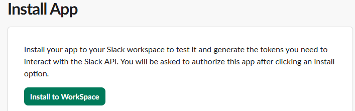 Install to Workspace